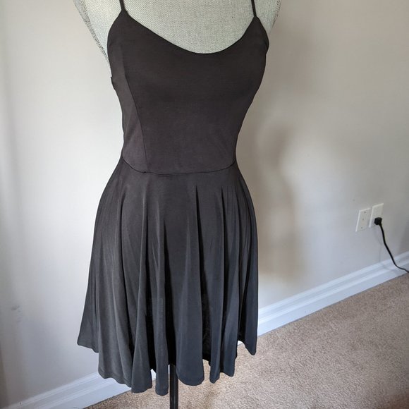 Summer dress - mini, skater a-line dress - Picture 7 of 8